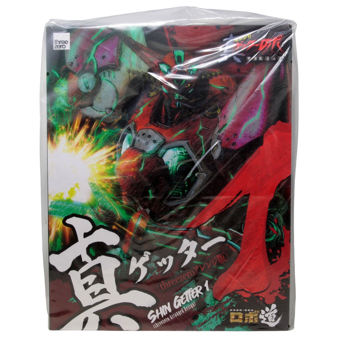 Threezero Getter Robot The Last Day Robo-Dou Shin Getter 1 Anime Color Ver Action Figure (red)
