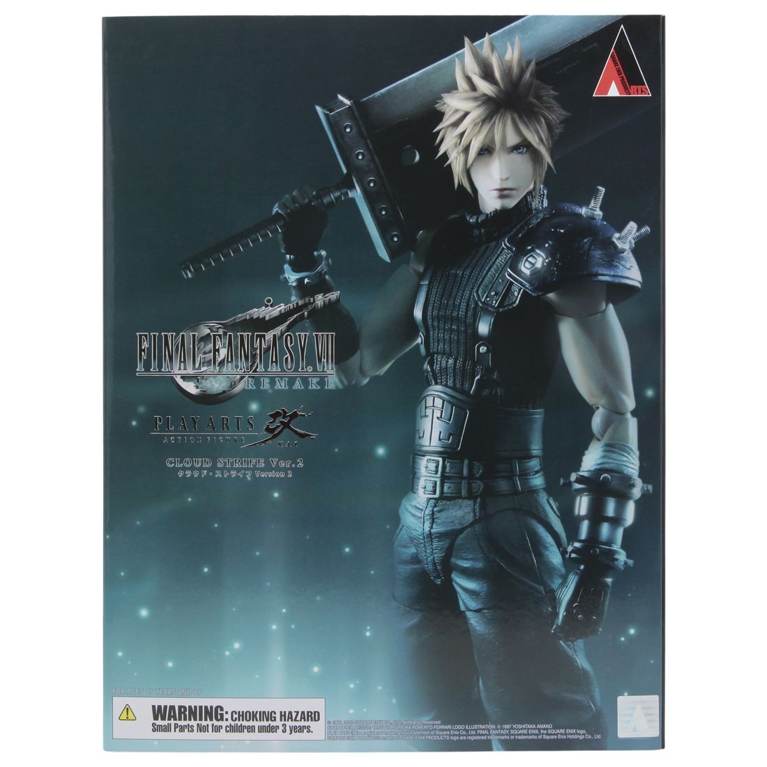 Square Enix Final Fantasy VII Remake Play Arts Kai Cloud Strife Ver. 2 Figure (black)