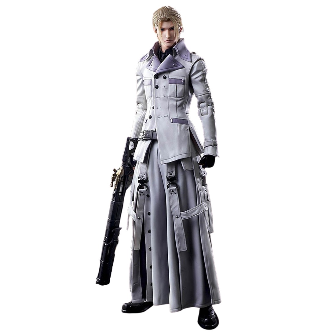 PREORDER - Square Enix Final Fantasy VII Remake Play Arts Kai Rufus Shinra Figure (white)