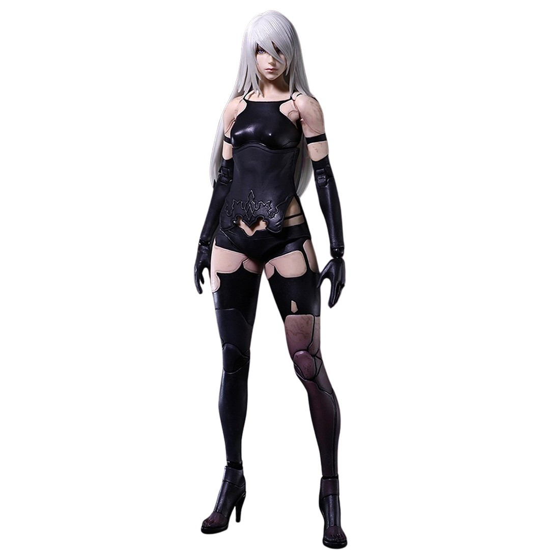 Square Enix NieR Automata Play Arts Kai A2 YoRHa Type A No. 2 Deluxe Ver. Figure (black)