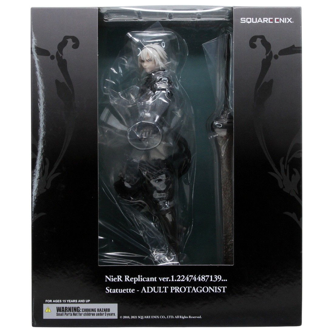 Square Enix NieR Replicant ver.1.22474487139... Adult Protagonist Statuette (black)