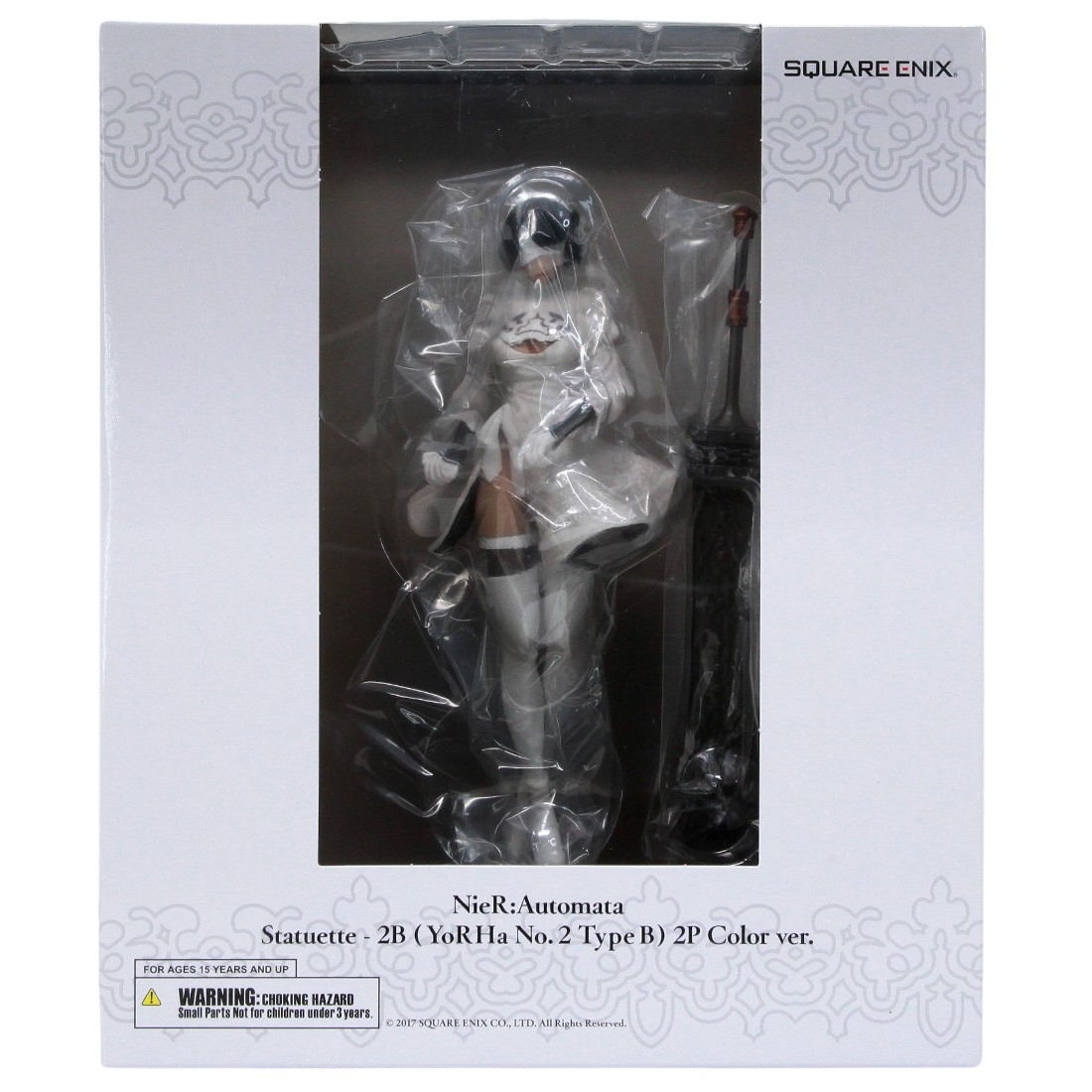Square Enix NieR Automata 2B YoRHa No. 2 Type B 2P Color Ver. Statuette (white)