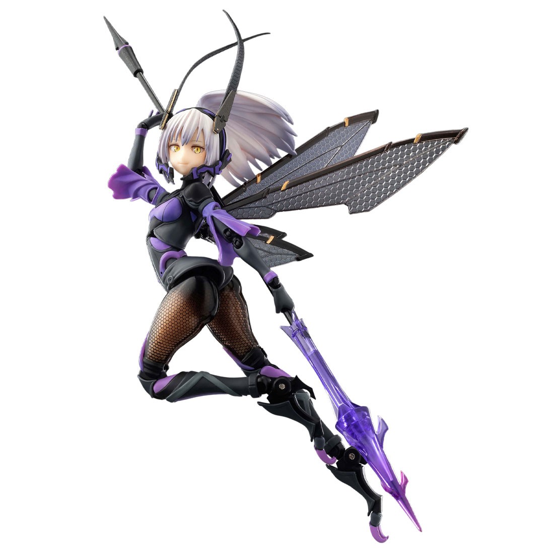 Snail Shell Bee-04R Argidae Girl Ruririn 1/12 Scale Action Figure (purple)