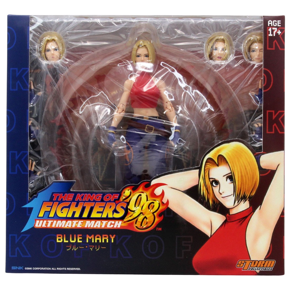 Storm Collectibles King Of Fighters 98 Blue Mary 1/12 Action Figure (red)