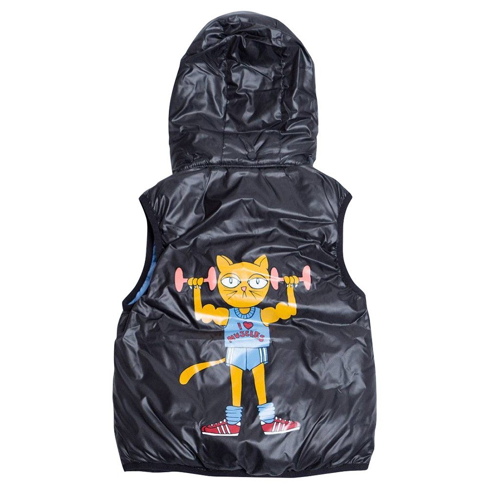Adidas Toddlers Mini Rodini Vest (black / bahia light blue)