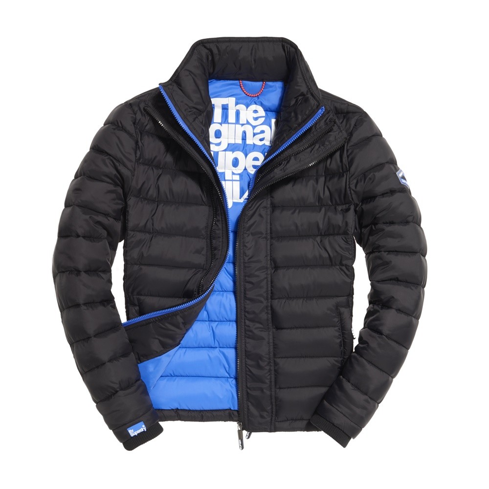 Superdry Men Fuji Triple Zip Through Jacket (black)