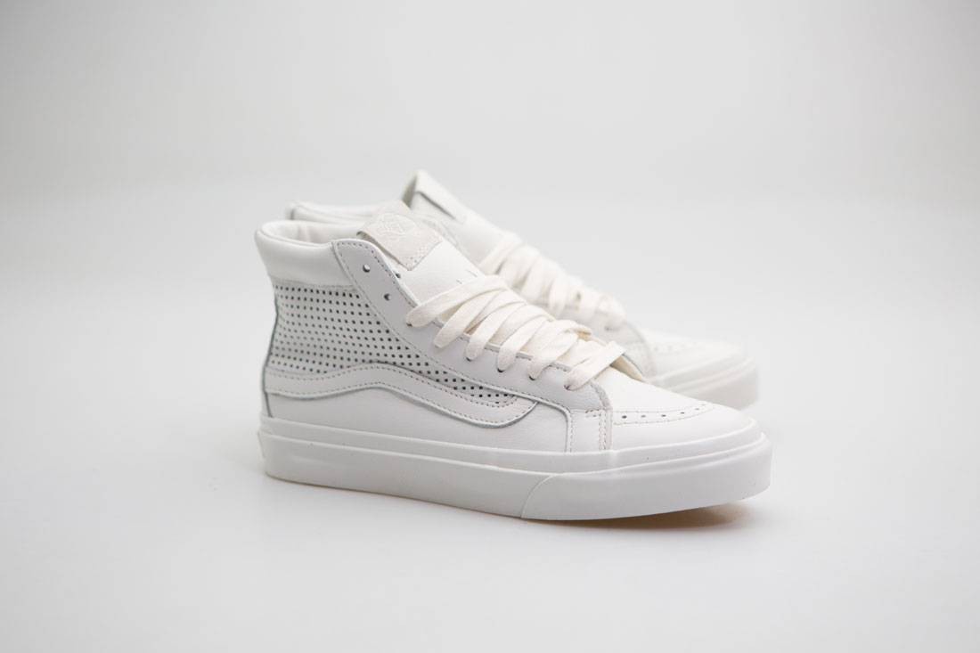 Vans Women Sk8-Hi Slim Cutout DX - Square (white / blanc de blanc)