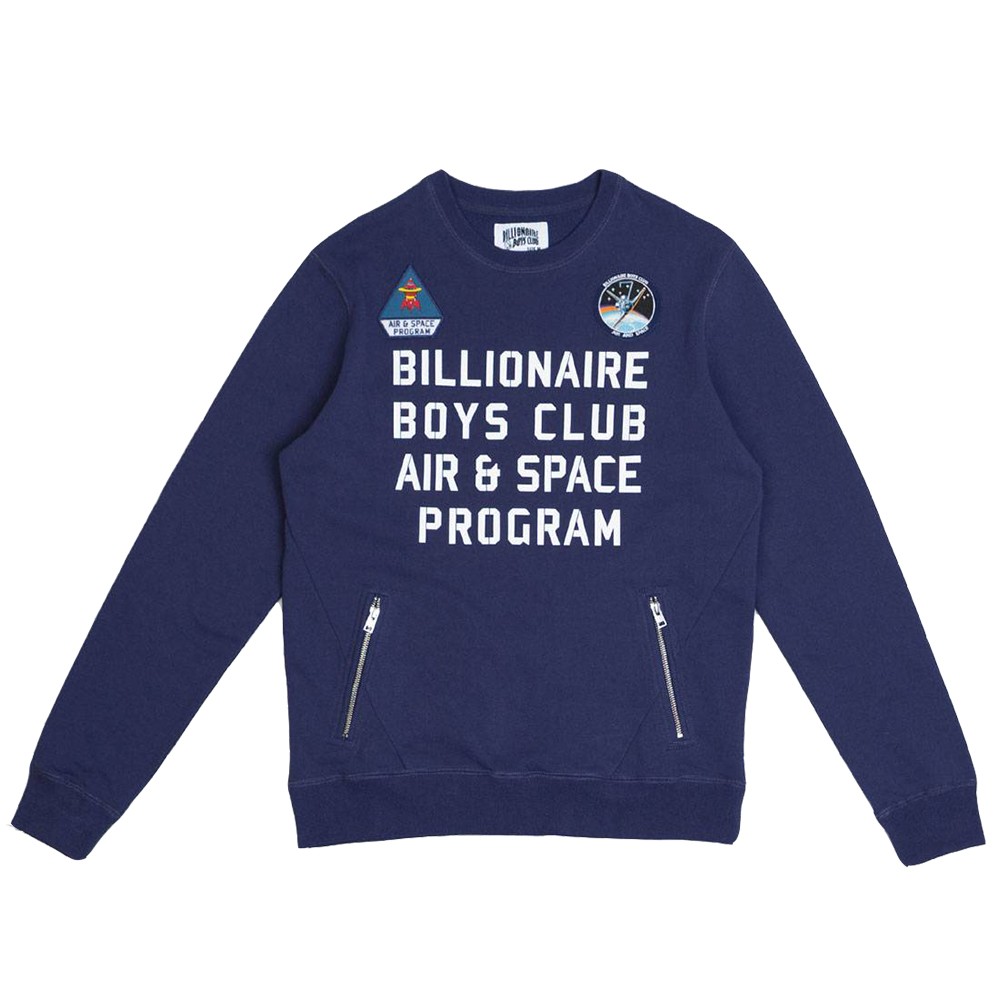 Billionaire Boys Club Men Program Crew Sweater (blue / patriot)