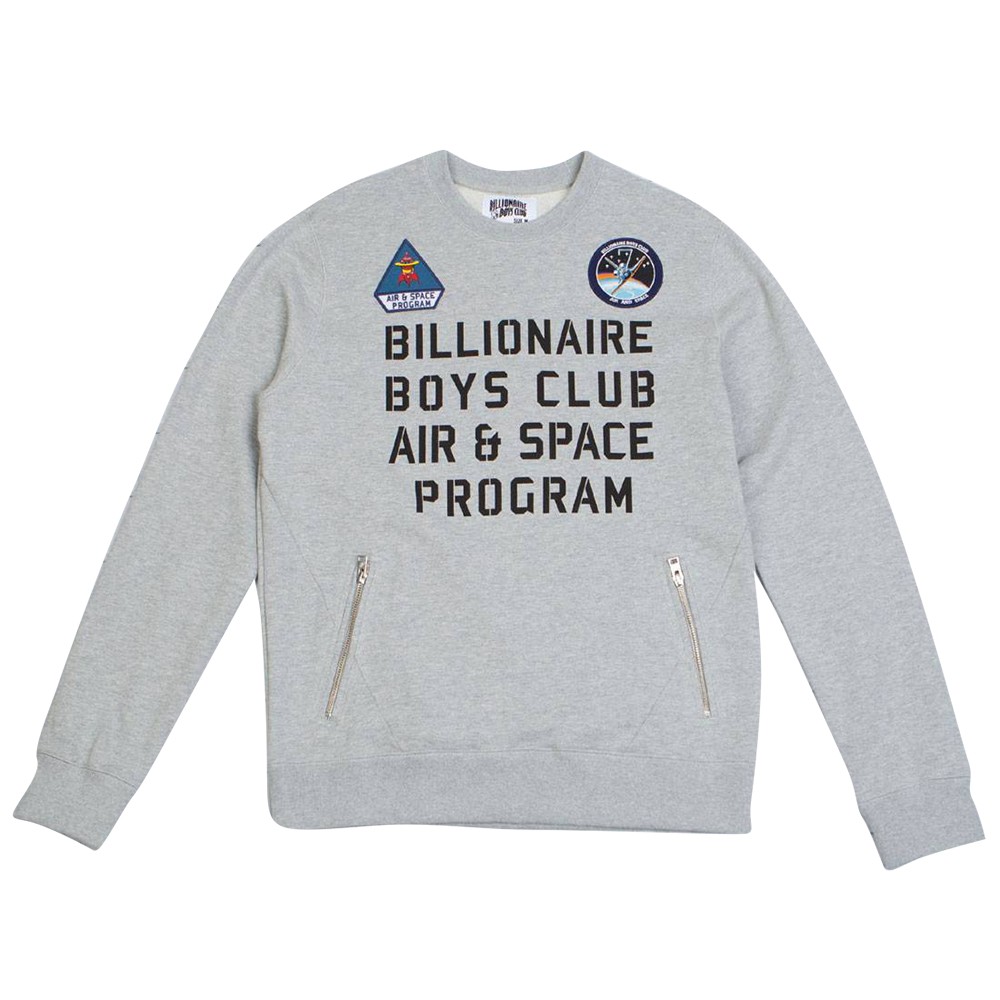 Billionaire Boys Club Men Program Crew Sweater (gray / heather)