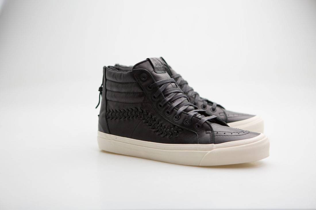 Vans Men Sk8-Hi Zip Weave DX - Leather (black)