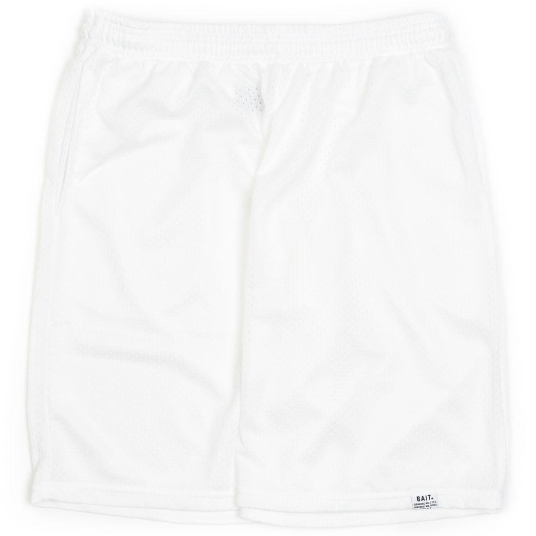 BAIT Men Nylon Basketball Shorts (white)