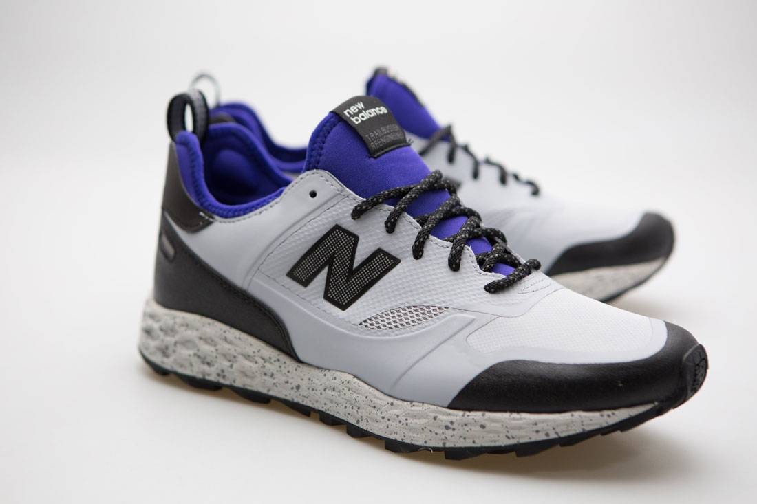 New Balance Men Fresh Foam Trailbuster MFLTBGP (gray / light grey / purple)
