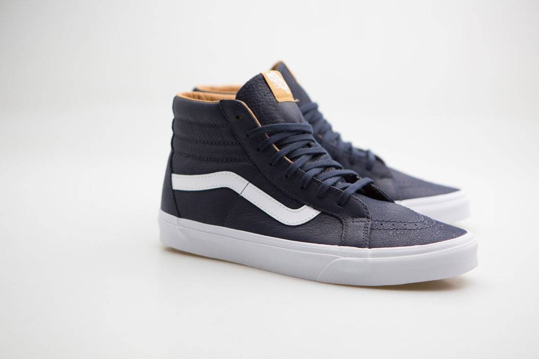 Vans Men Sk8-Hi Reissue - Premium Leather (blue / parisian night / true white)