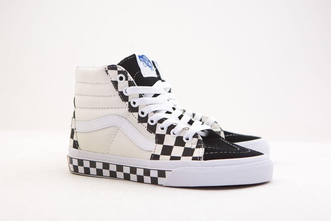 Vans Women SK8-Hi - Checker Sidewall (black / white)