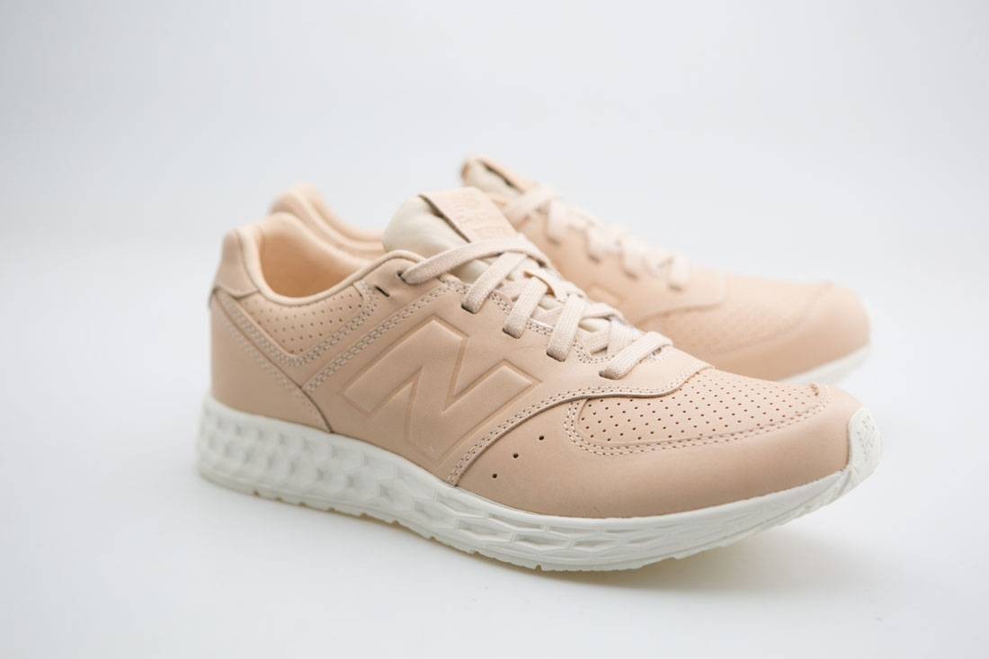 New Balance Men 574 Fresh Foam Leather MFL574TA (tan / white)