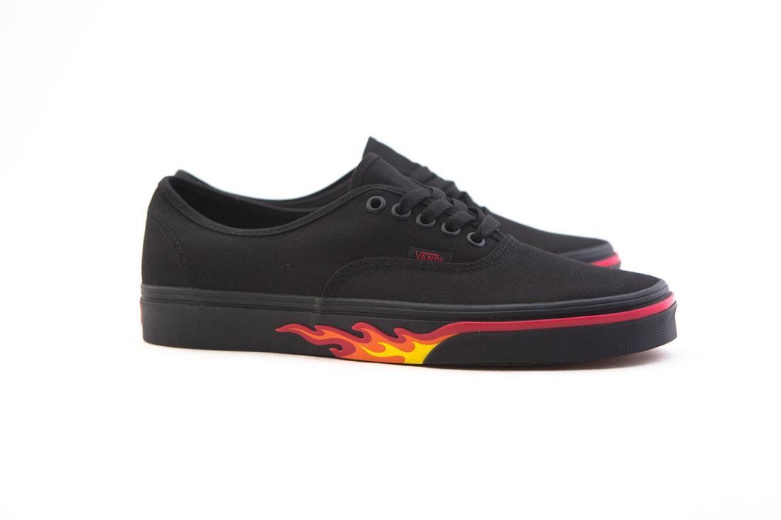 Vans Men Authentic - Black Flame Wall (black / flames)