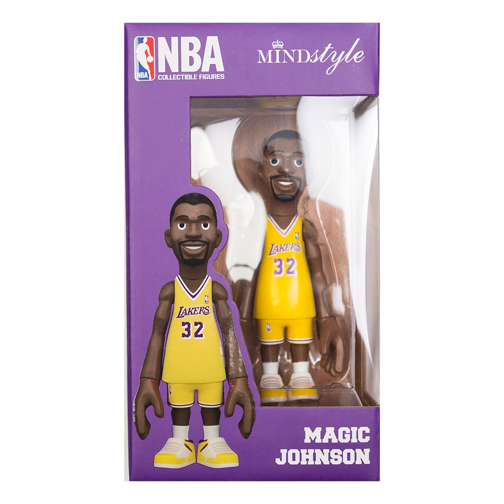 MINDstyle x Coolrain NBA Legends LA Lakers Magic Johnson Figure (yellow)