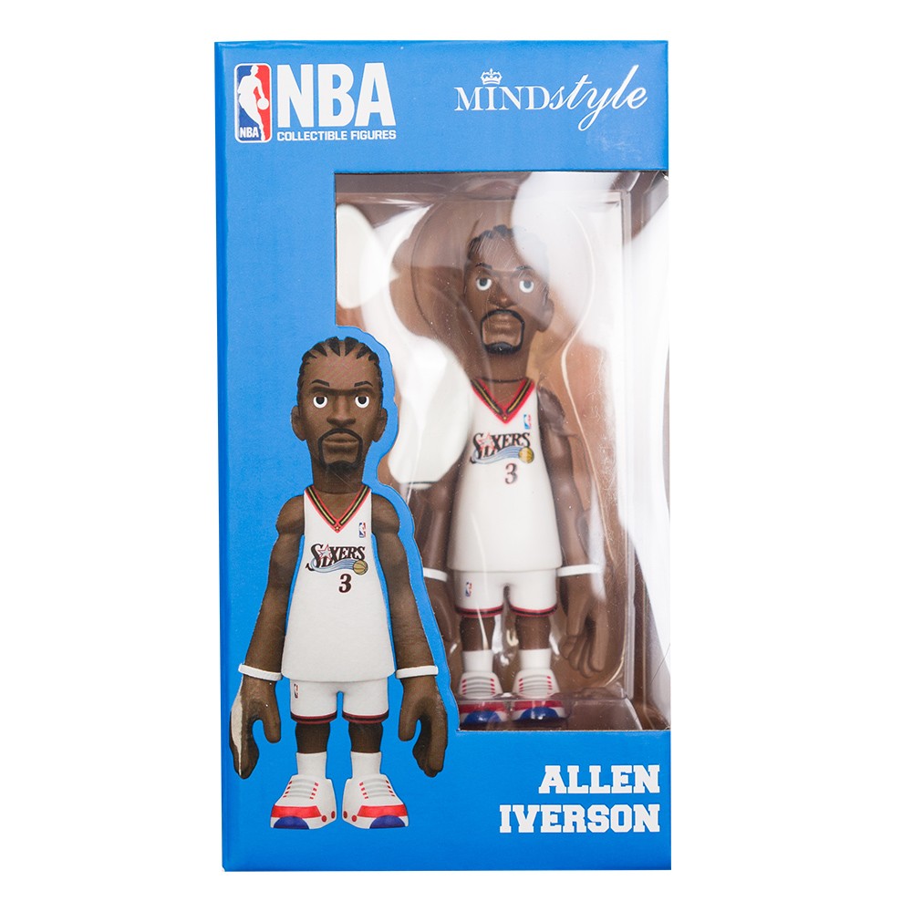MINDstyle x Coolrain NBA Legends Philadelphia 76ers Allen Iverson Figure (white)