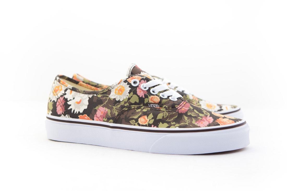 Vans Men Authentic - Abstract Floral (black / flower)
