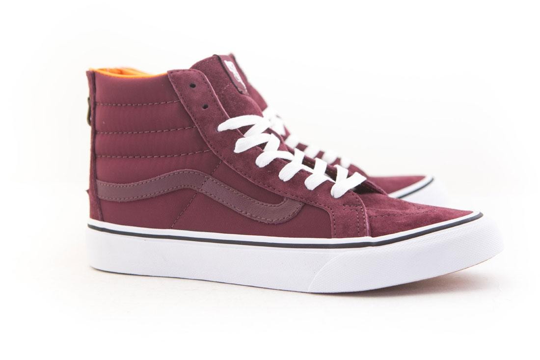 Vans Men SK8-Hi Slim Zip - Boom Boom (burgundy / port royale)