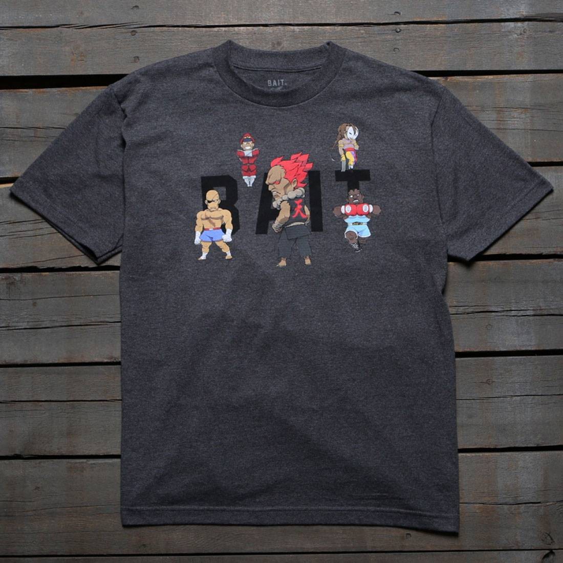 BAIT x Street Fighter Men Chibi Boss Tee (gray / charcoal heather)