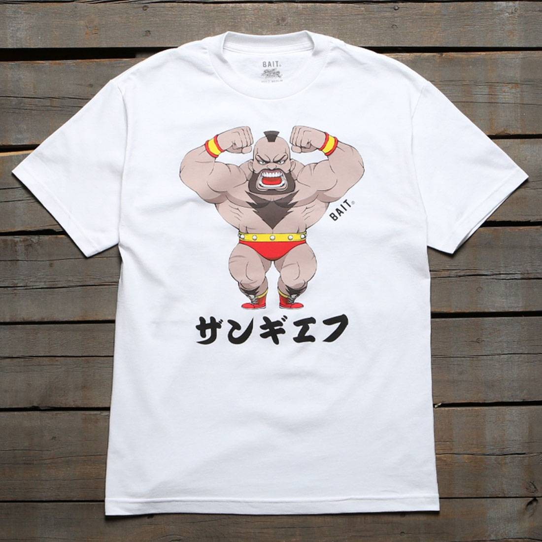 BAIT x Street Fighter Men Chibi Zangief Tee (white)