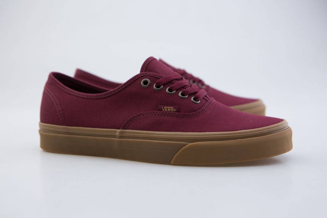 Vans Men Authentic - Light Gum (burgundy / port royale / gum)