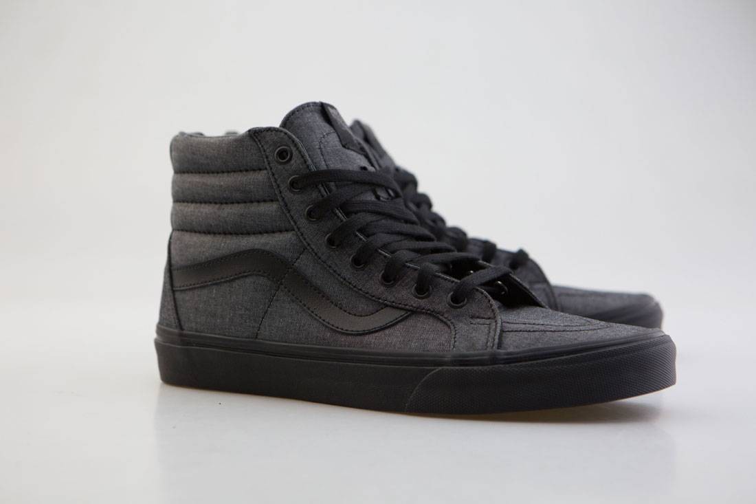 Vans Men Sk8-Hi (black / mono chambray)