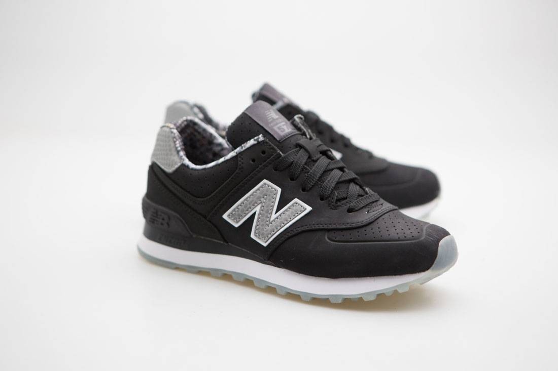 New Balance Women 574 Luxe Rep WL574SYC (black)