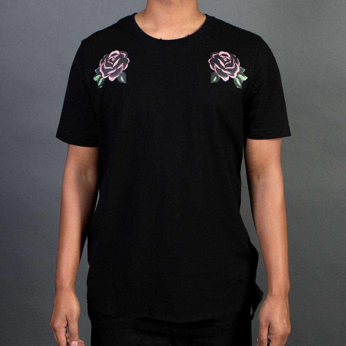 Lifted Anchors Men Wish Tee (black / rose)
