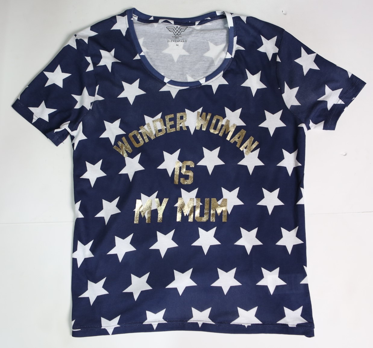 Eleven Paris x DC Wonder Woman Women Wonder Mom Tee (blue / mult)