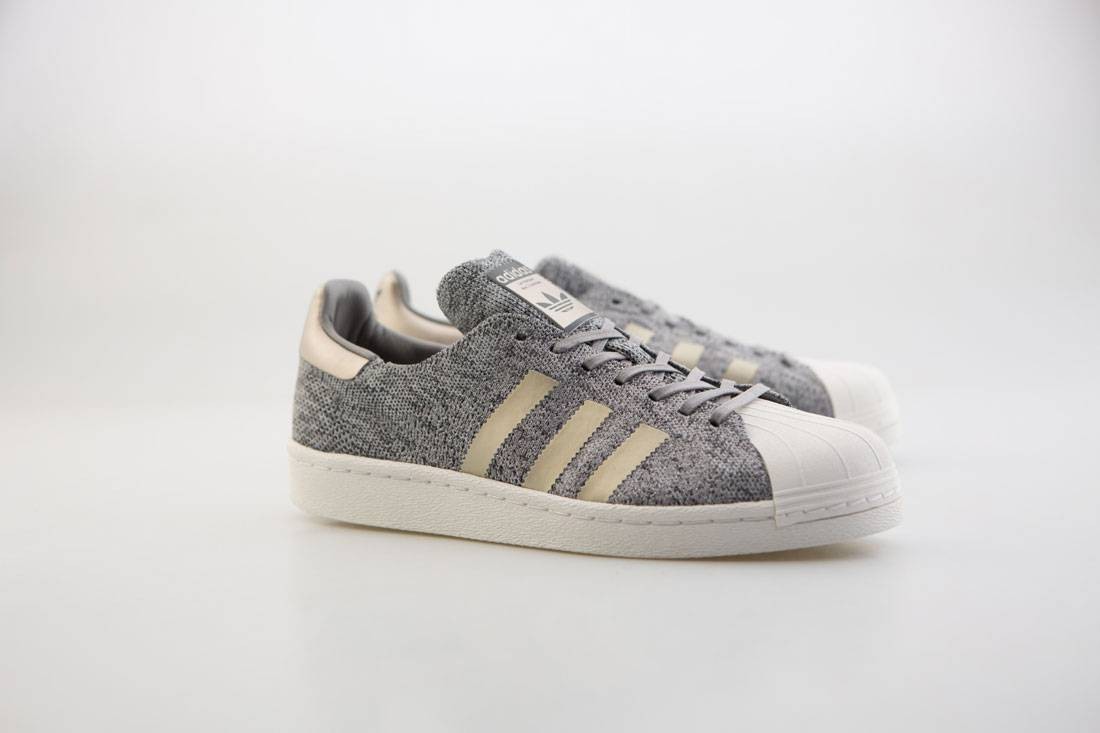 Adidas Men Superstar Boost Primeknit - Noble Metal  (gray / solid grey)