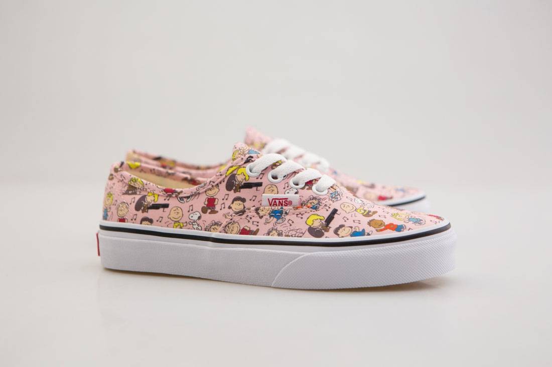 Vans x Peanuts Big Kids Authentic - Dance Party (pink)
