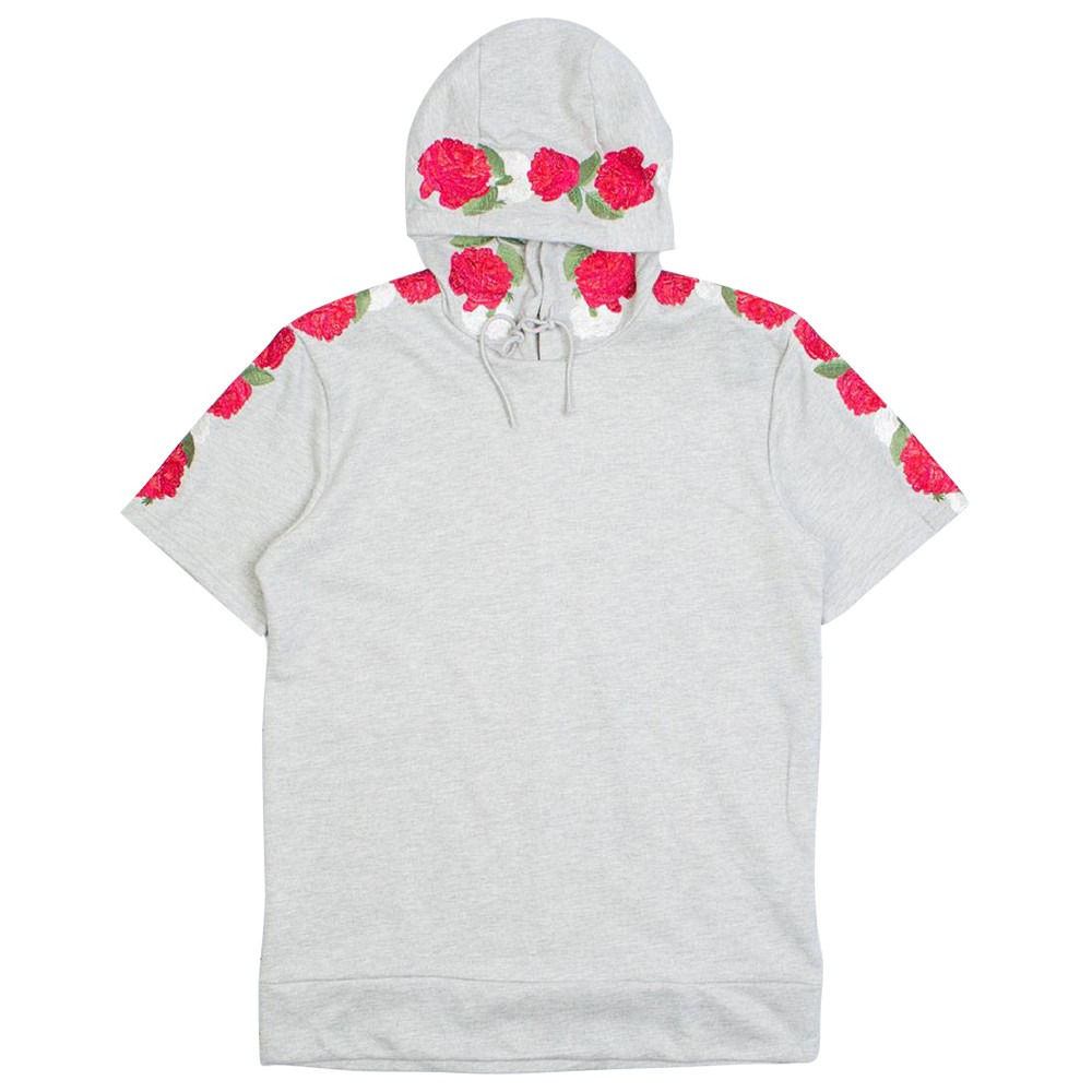 Lifted Anchors Men Napier Short Sleeve Hoody (gray)