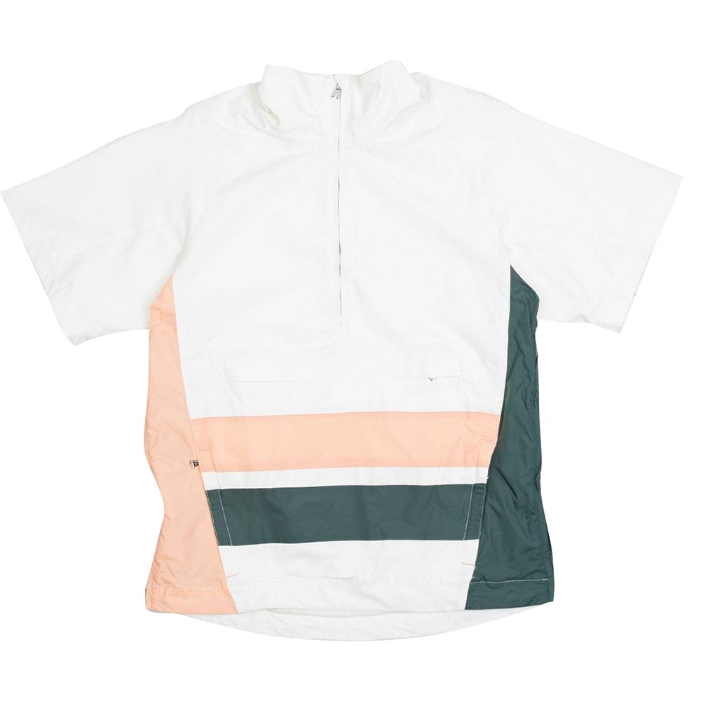 Lifted Anchors Men Elliot Short Sleeve Top (white / pink / green)