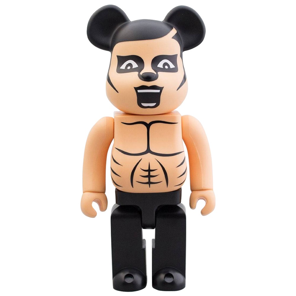 Medicom x Punk Drunkers Aitsu 1000% Bearbrick Figure (tan)
