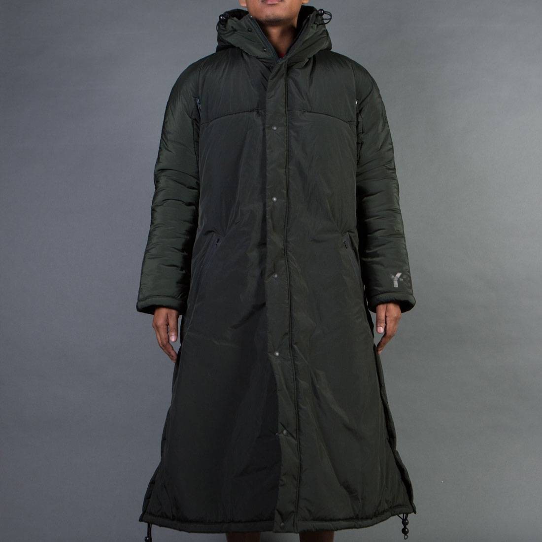 Adidas Y-3 Men Nylon PA Coat (olive / dark black olive)