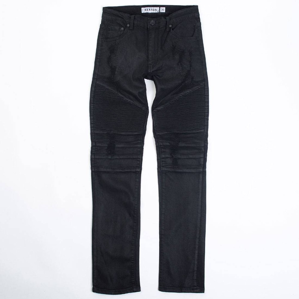 Reason Men Leroy Washed Denim Jeans (black)