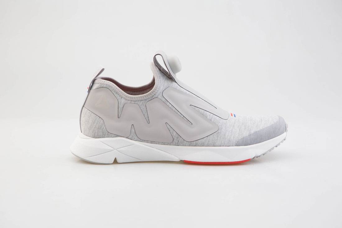 Reebok Men Pump Supreme Hoodie (gray / zinc / white / china red / awesome blue)