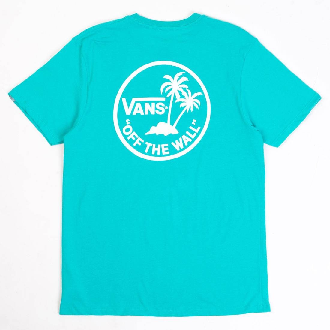 Vans Men Mini Dual Palm Tee (teal / white)