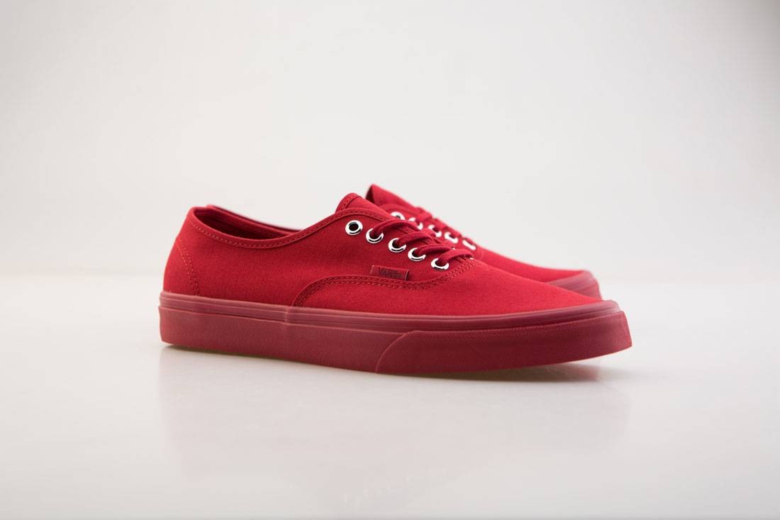 Vans Men Authentic - Primary Mono (red / silver)