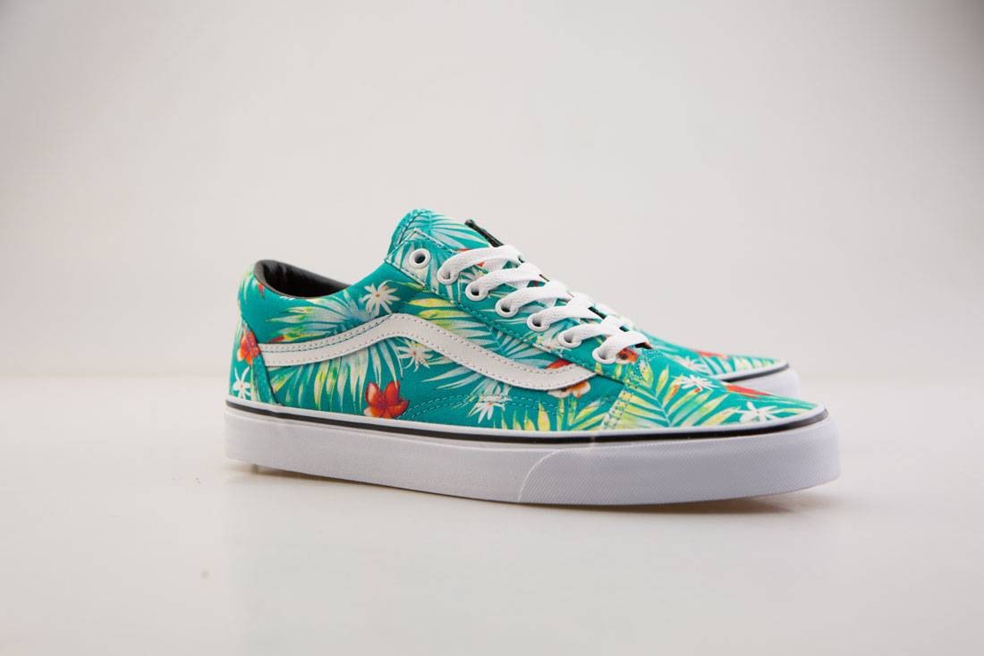 Vans Men Old Skool - Decay Palms (white / true / baltic)