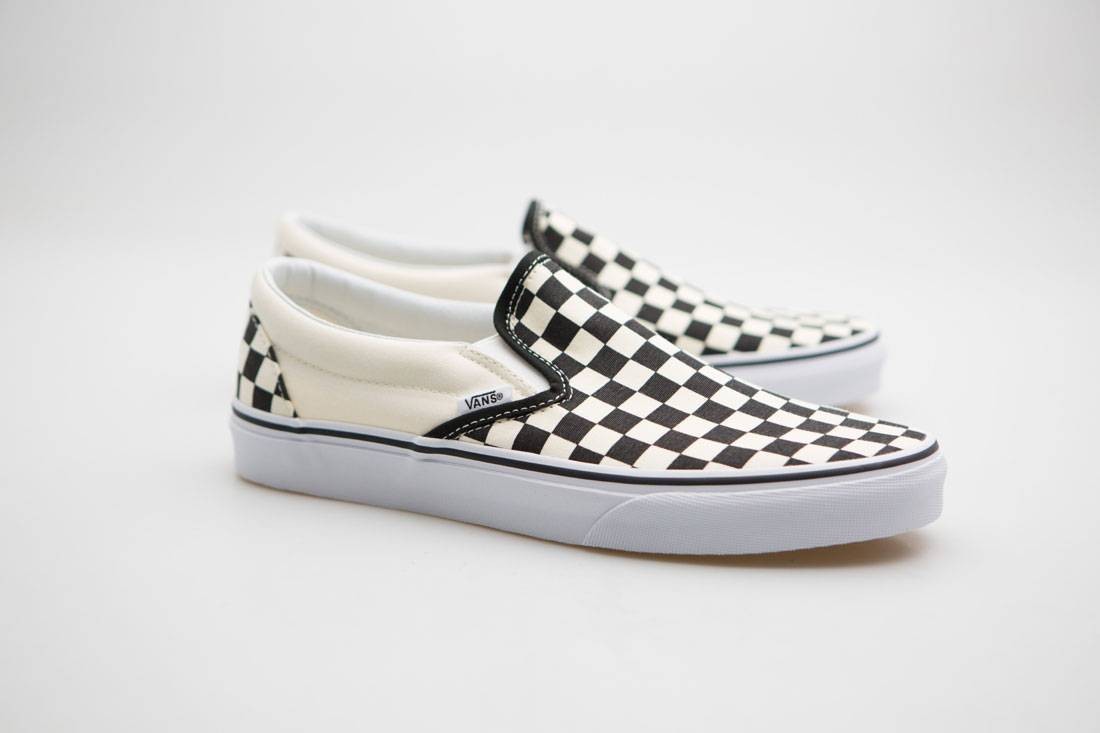 Vans Men Classic Slip-On (black / white checker / white)