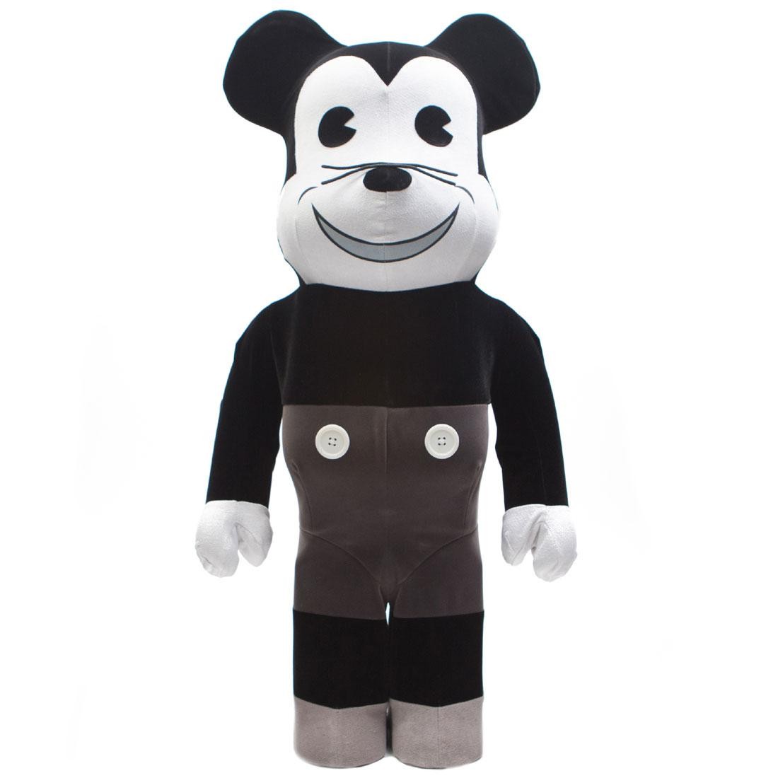 Medicom Disney Mickey Mouse Vintage B&W Ver. 1000% Bearbrick Figure (black / white)