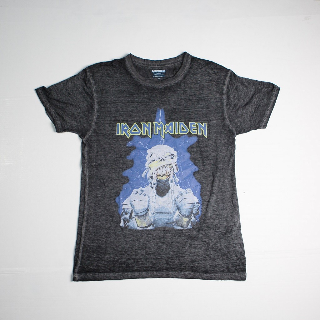 Eleven Paris Men Iron Maiden M3 Burnout Tee (black)