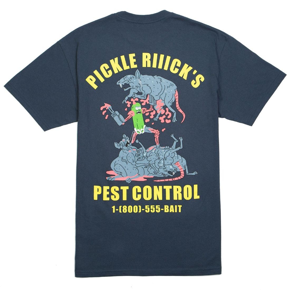 BAIT x Rick And Morty Men Pickle Rick Tee (navy)