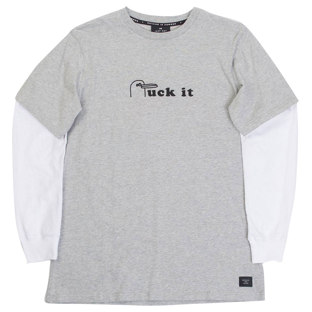 Lazy Oaf Men Duck It Tee (gray)