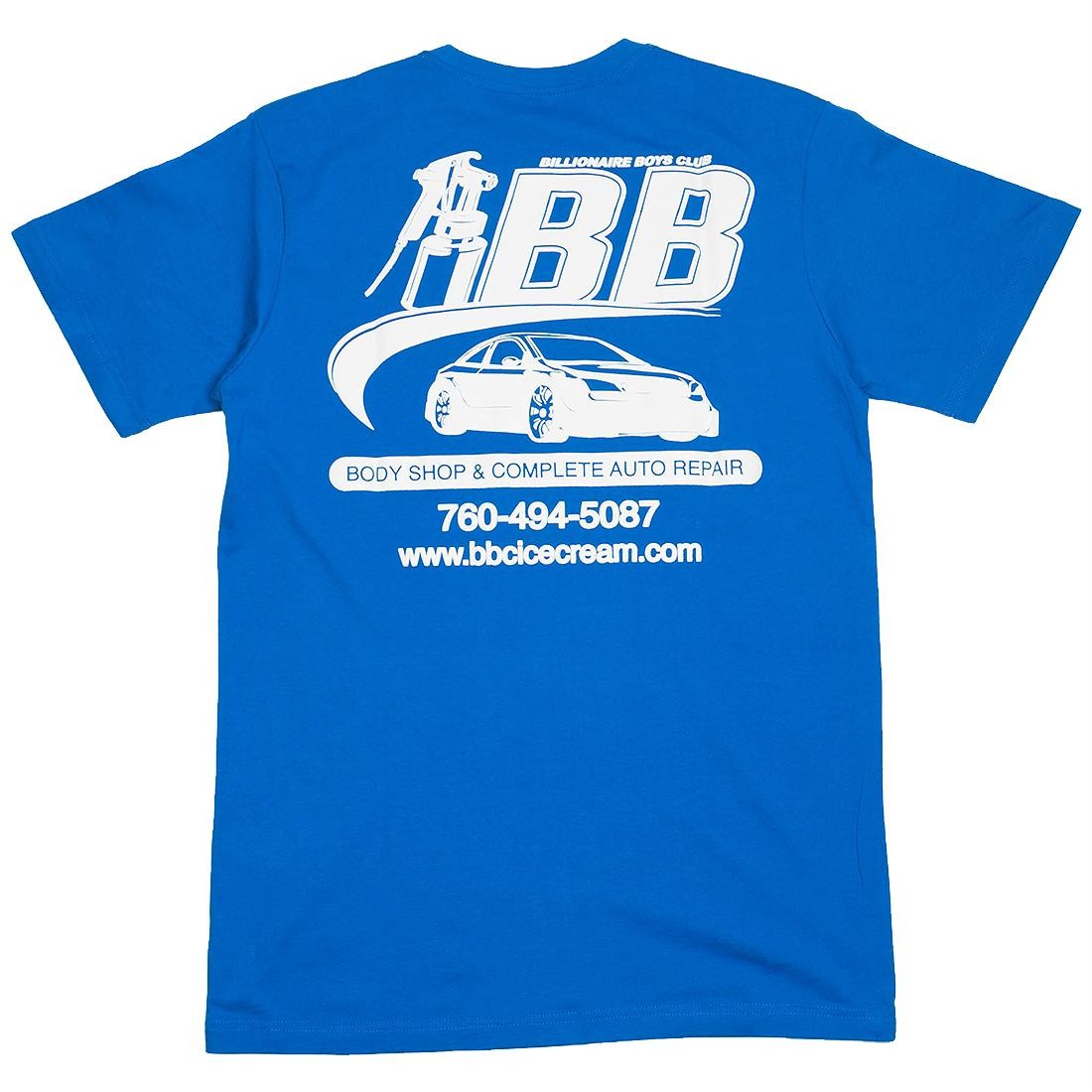 Billionaire Boys Club Men Body Shop Tee (blue / lapis)