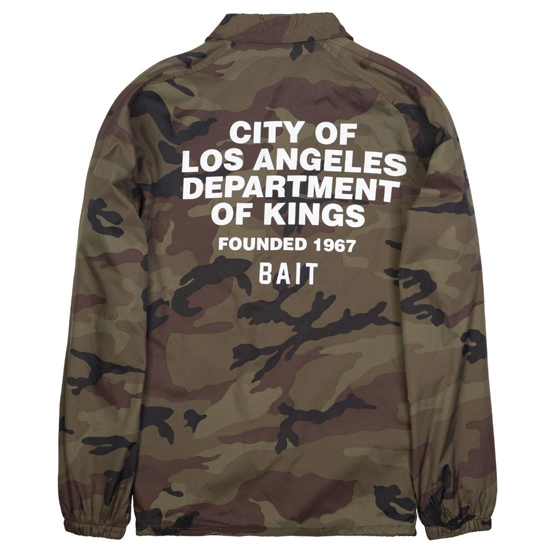 BAIT Men Department Coach Jacket (camo)