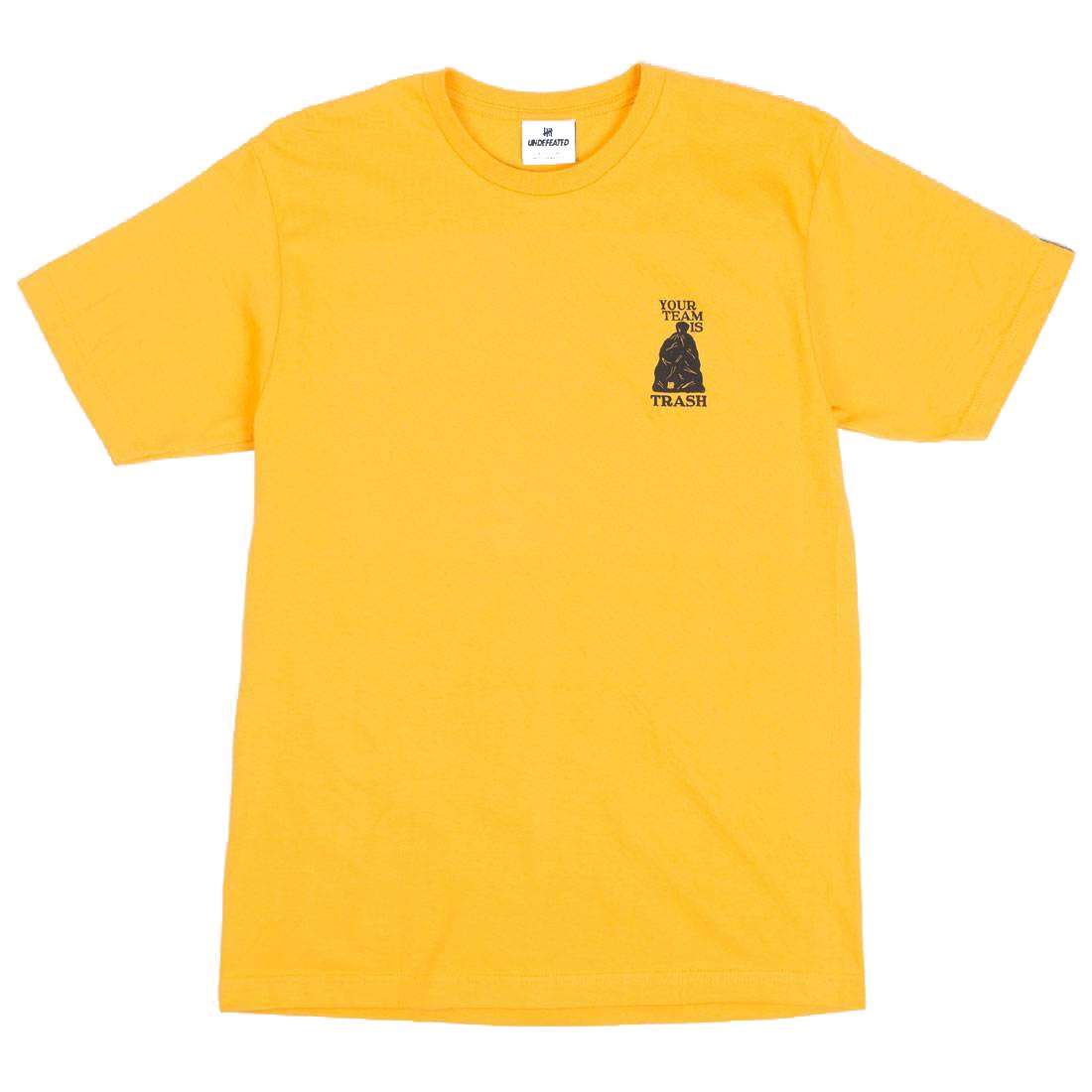 Undefeated Men Team Is Trash Tee (gold)